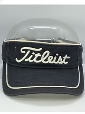 Titleist Navy and White Golf Visor